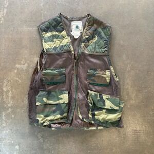 Northwest Territory Camo Utility Vest Mesh Hunting Fishing Tactical Large